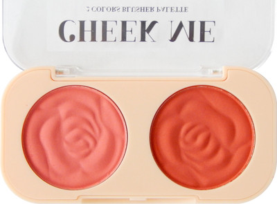 s.f.r color Duo cheek pearl matte blusher combo palette(SHADE B)