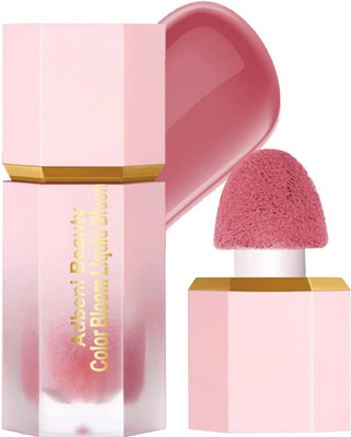 adbeni Mattifying Color Bloom Liquid Blusher | Long-Lasting, Waterproof Formula(Shade-01)