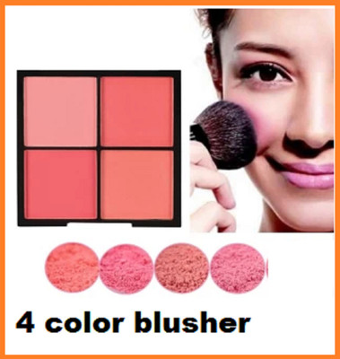 winry 4 IN 1 BLUSHER - MATTE FINISH LOOK WATERPROOF 4 IN 1 MAKE UP BLUSHER PALETTE(PINK)