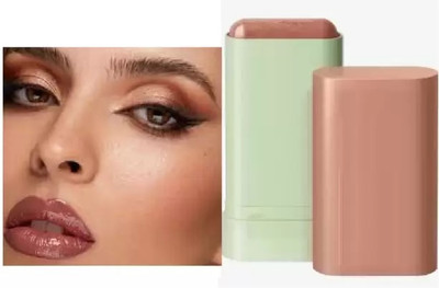 EVERERIN Best Key Blusher Multi-Use Makeup Blush Stick(Brown)