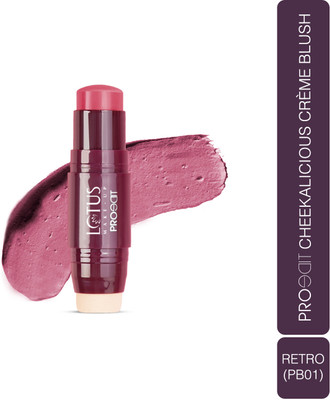 Lotus Make-Up Proedit Cheekalicious Creme blush Retro|Highly Pigmented|Lightweight(Mauve)