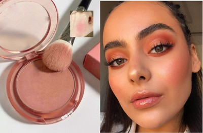 THTC Long Lasting Powder Blush(Brown)