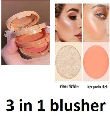 Lui Pui fabulous 3 in 1 blush long lasting pack of 1 best long lasting(multicolor)