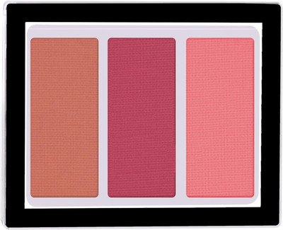 Yuency 3 Multicolor Maxi Blush | Lightweight Long Lasting Matte Blusher Palette(Multicolor)