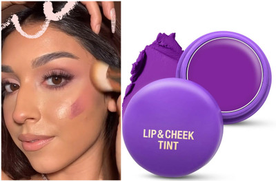 Latixmat Multipurpose & Lightweight Formula Purple Lip and Cheek Tint(Purple)