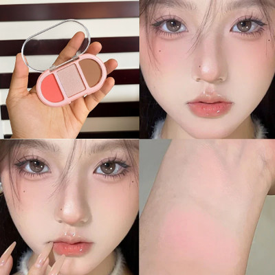 Jiwoo Highly Pigmented & Long Lasting Face Palette Highlighter(MULTICOLOR)