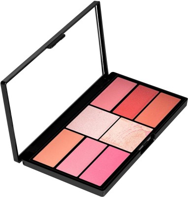 SWISS BEAUTY Professional Blusher and Highlighter Palette for Face Makeup Shade - 2(Shade - 2)