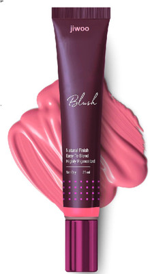 Jiwoo Highly Pigmented & Dewy Finish Weightless & Easy to Apply blush(Perfect pink)