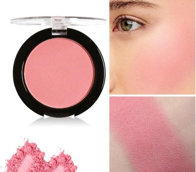 HUZURLU Matte finish ,long lasting multi color blusher for cheeks(pink)