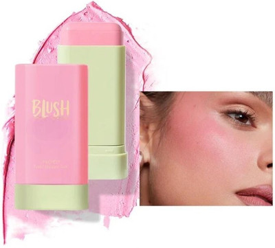 FLORERO Waterproof Multi Purpose Eyes, Lips & Cheeks Stick Blusher Tint For Make up(light pink)