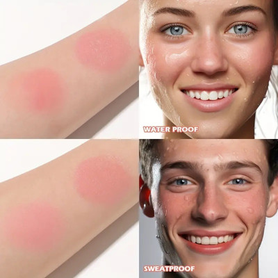 MYEONG Multi Purpose Blusher Peach Lip, Cheek And Eye Easily Blendable Blusher(Peach)