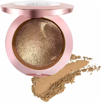 YAWI Smooth Shiny Face Baked gold Blusher(GOLDEN)