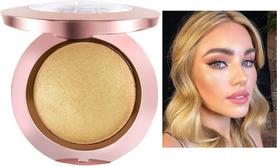DARVING Shimmer finish Smooth Shiny Baked golden Blusher(GOLD)