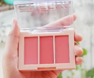 Herrlich New Matte Finish 3 MultiColors Cheeks Mini Blusher kit(MULTICOLOR)
