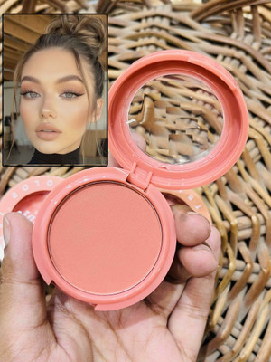 THTC Korean Ultra Pigmented and Blendable for Natural Glow Blusher Palette For Women(peach)