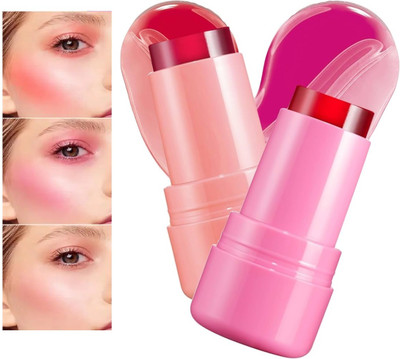YAWI Cheek Korean Tint Peach & purple Makeup(mulitcolor)