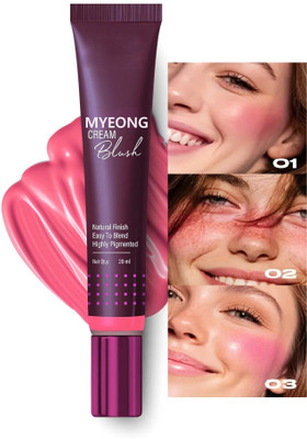 MYEONG Long Lasting Pigmented Cheek Bloom Liquid Blusher & Lip Gloss(SUNKISSED)