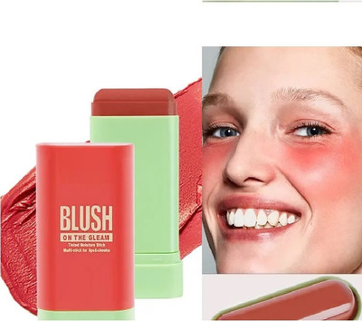 YAWI Matte Blush Stick Solid Moisturizer Red Stick Shadow(orange)