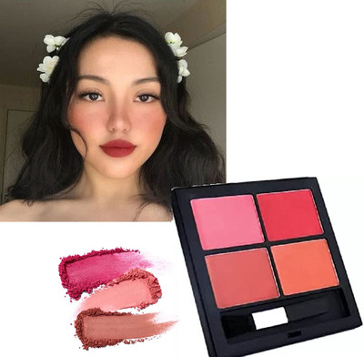 Wiffy Glow Blusher Palette Shimmery Matte Finish(MULTICOLOUR)