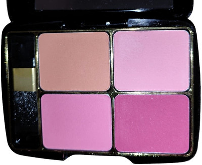 Amaryllis 4 Beautiful Shades MakeUp For Shimmer & Matte Blusher Palette(Multicolor)