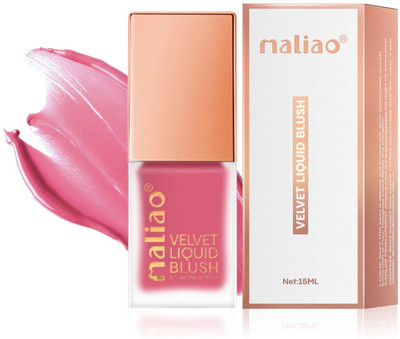 maliao Velvet Liquid Blush - Radiant Flush of Color for Every Look(01-SOFT PINK)