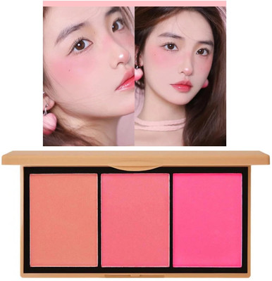 Amaryllis Super 3 in 1 Blush Palette with highly blendable shades(Multicolour)