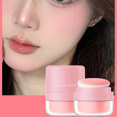 GULGLOW99 Korean Natural Blusher Bright Face Blush for Cheek High Pigment(peach pink)