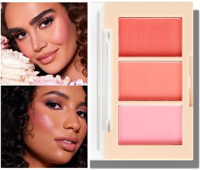 Amaryllis Makeup Blush Powder Set Compact Powder Blush(Multicolour)