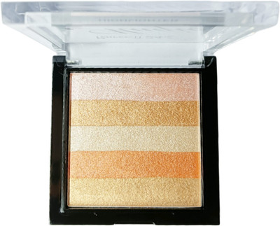 WECHARMERZ 5in1 Shimmer Brick Blusher & Highlighter Palette(Multicolor)