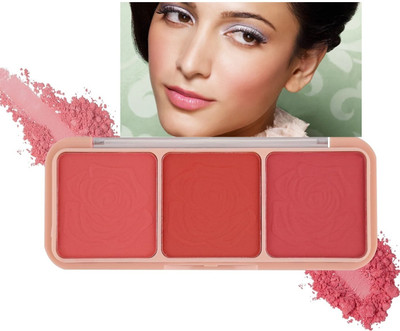 DARVING 3 IN 1BLUSHER FOR BEAUTY PINK CHEEKS(MULTI COLOR)