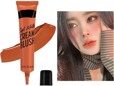 GABBU Liquid Blush Hour | Dewy-Matte Finish | Highly Pigmented | Long-Lasting Formula(brown)
