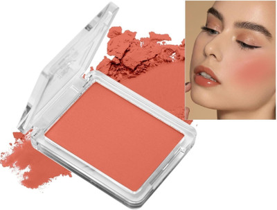 DARVING matte mini blusher pocket blusher matte mini cheek pearls blusher(PEACH)