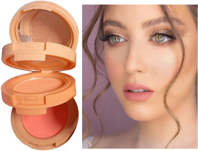 SEUNG 3-in-1 Blush, Eye shadow, and Highlighter Palette for Girls(MULTI COLOUR)