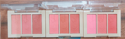 ADJD 3 COLOR BEST PRESSED CHEEK BLUSHER FOR WOMEN MATTE FINISH(MULTI COLOR)