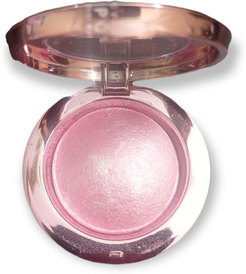 REIMICHI Lightweight Baked Blusher and Highlighter with effortlessly and Long lasting(LIGHT PINK)