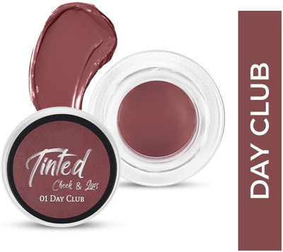 MYEONG 3 in 1 Day Club Lips & Cheek Tint Cheeks Highly Pigmented Eyelid(Brown)