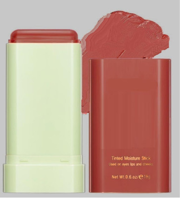 manasona Multi-Use Makeup Blush Stick For Womens & Girls(Brown)