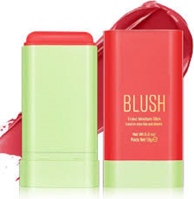 Lui Pui Blushers for Cheeks Makeup Waterproof Stick (red color)(RED)