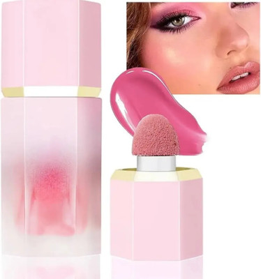 manasona Liquid Blusher Effortless Glow & Long-Lasting, Easy To Blend(PINK)