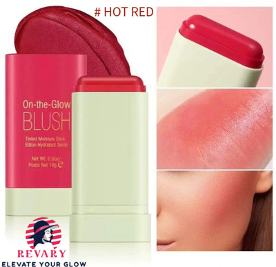 revary Blush On The Glow PX | Flush of Love Matte Blusher Ruby (19 gm)(HOT RED)
