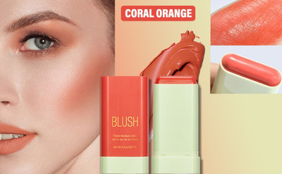 HUZURLU Best Popular Blushes for Summer Are the Key to Glowing Cheeks(MILD ORANGE)