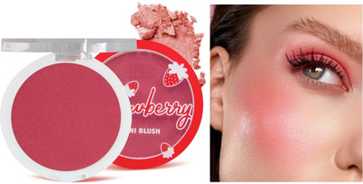 tanvi27 Best Long Lasting & Water Proof Soft Touch Pocket Strawberry Blusher(STRAWBERRY)