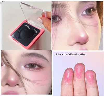 manasona Color Changing Cream Blush,Magic Black Blush for Cheeks & Lip,Long-Lasting(Black)