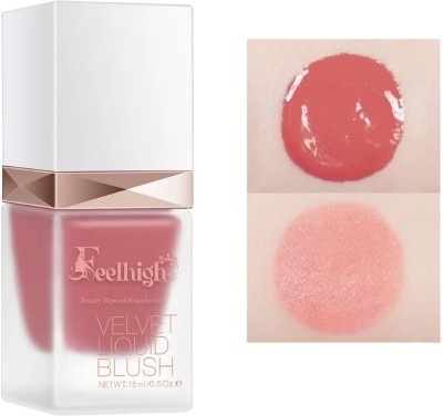 feelhigh O TWO O Velvet Liquid ,Face Blusher,Long-lasting Makeup Blush -03(ROSE BEGAL)