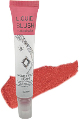 GALEMAX Liquid Blusher Waterproof Soft Matte Long-Lasting Cream Blusher(Dark Pink)
