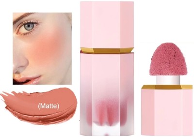 Sheny Liquid Blush Makeup for Cheeks, Soft Cream Blush(PINK)