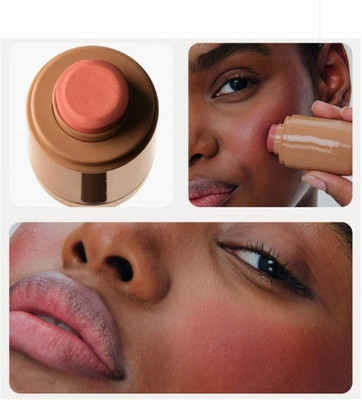 tanvi27 New Lip & Cheek Stick Brightens Natural Hydrated Skin Creamy Blusher(Orange)