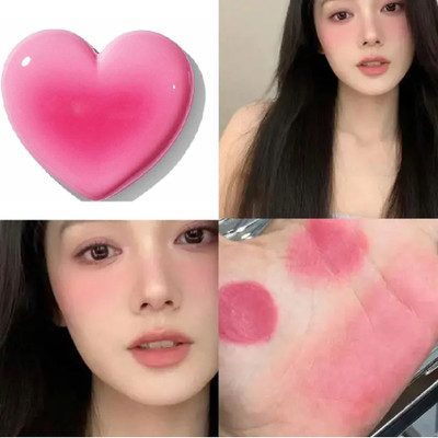 YAWI Professional Matte Blusher Makeup Cheeks Face Soft Blusher(Red)