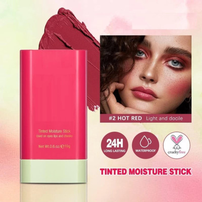 GABBU New Waterproof and long lasting blusher for face makuep(Darack pink)