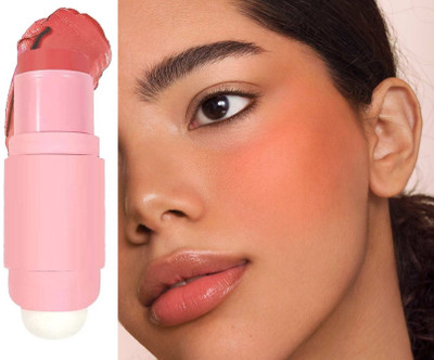 GULGLOW99 Blush Stick 3 in 1 Cheeks Lips Eyes, Moisturing Face Blush Multi-Use Cheek Tint(PEACH)